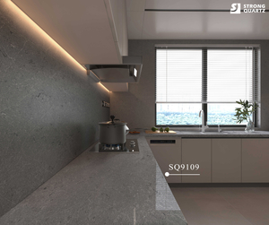 Столешницы из искусственного кварцевого камня Zero Silica с полированной поверхностью Calacatta из белого камня для кухни и ванной комнаты