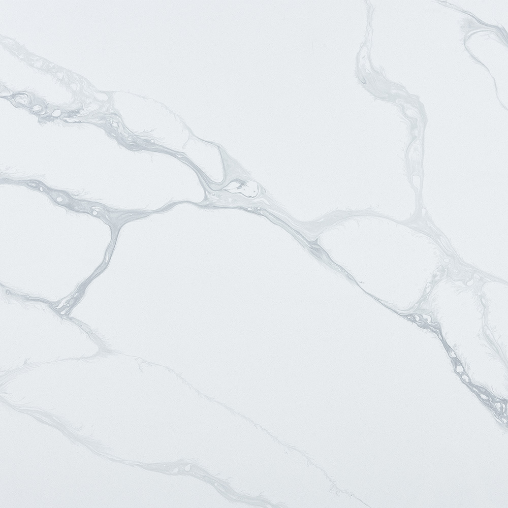 Piedra de cuarzo Calacatta White Price para mesa de luz