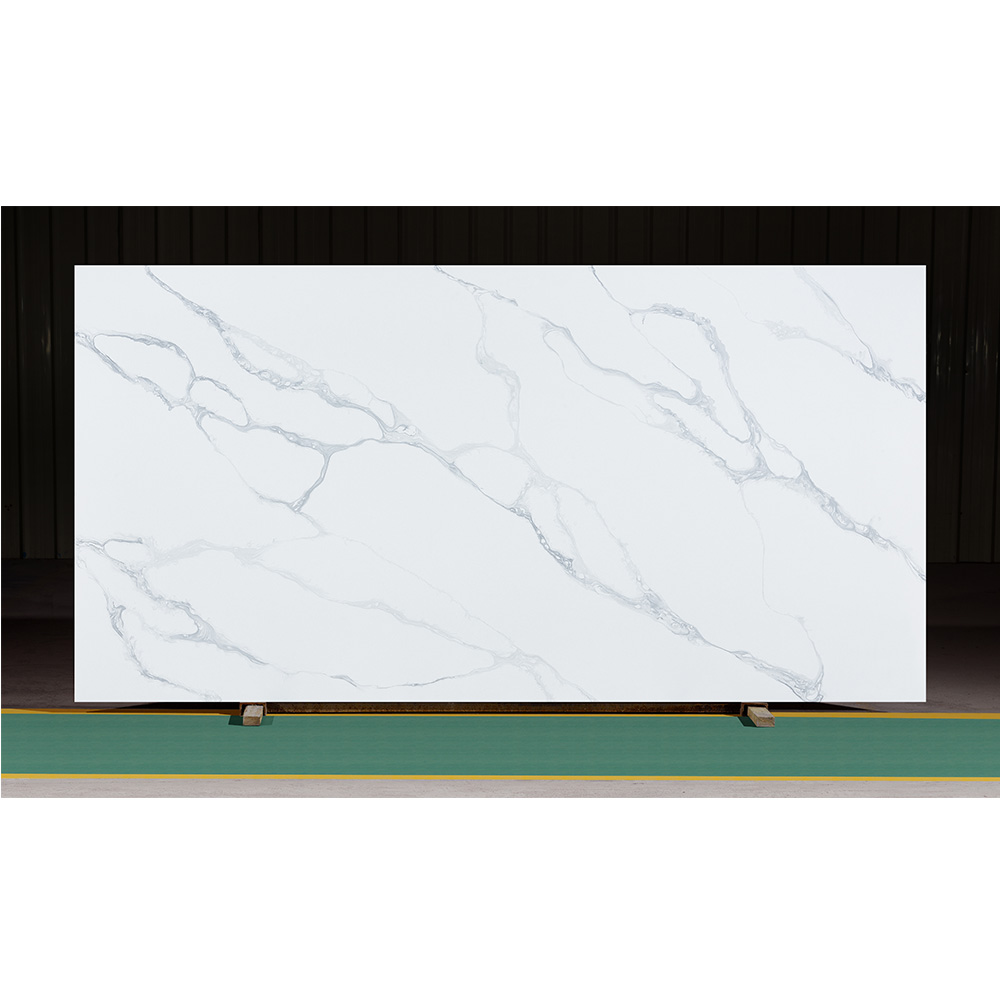 Piedra de cuarzo Calacatta White Price para mesa de luz