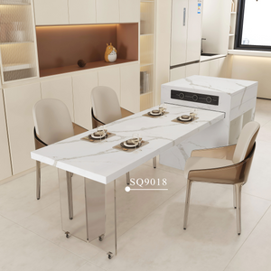 カウンタートップ用の結晶性シリカフリー表面を備えた人工カラカッタホワイトクォーツストーン